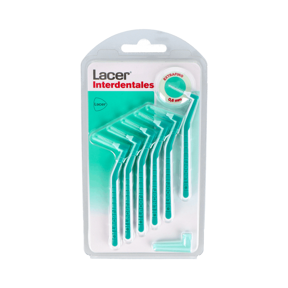 Lacer Interdentales Angular Extrafino 6uds