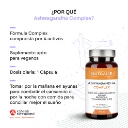 NUTRALIE ASHWAGANDHA COMPLEX 60 CAPSULAS