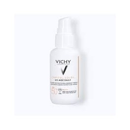 VICHY CAPITAL SOLEIL UV AGE DAILY SPF 50+ 1 FRASCO 40 ML COLOR TONO CLARO