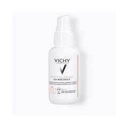 VICHY CAPITAL SOLEIL UV AGE DAILY SPF 50+ 1 FRASCO 40 ML COLOR TONO CLARO
