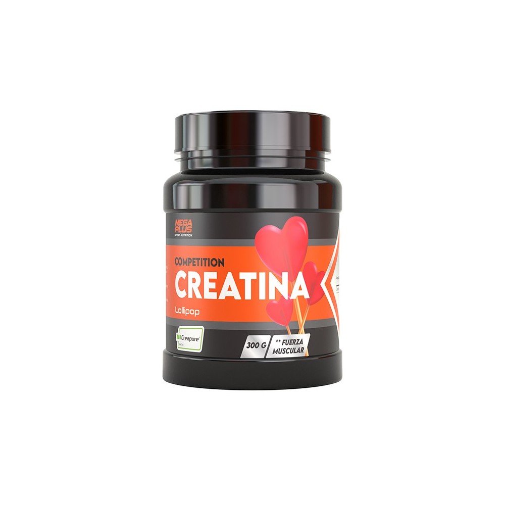 MEGA PLUS SPORT NUTRITION COMPETITION CREATINA PIRULETA 300G