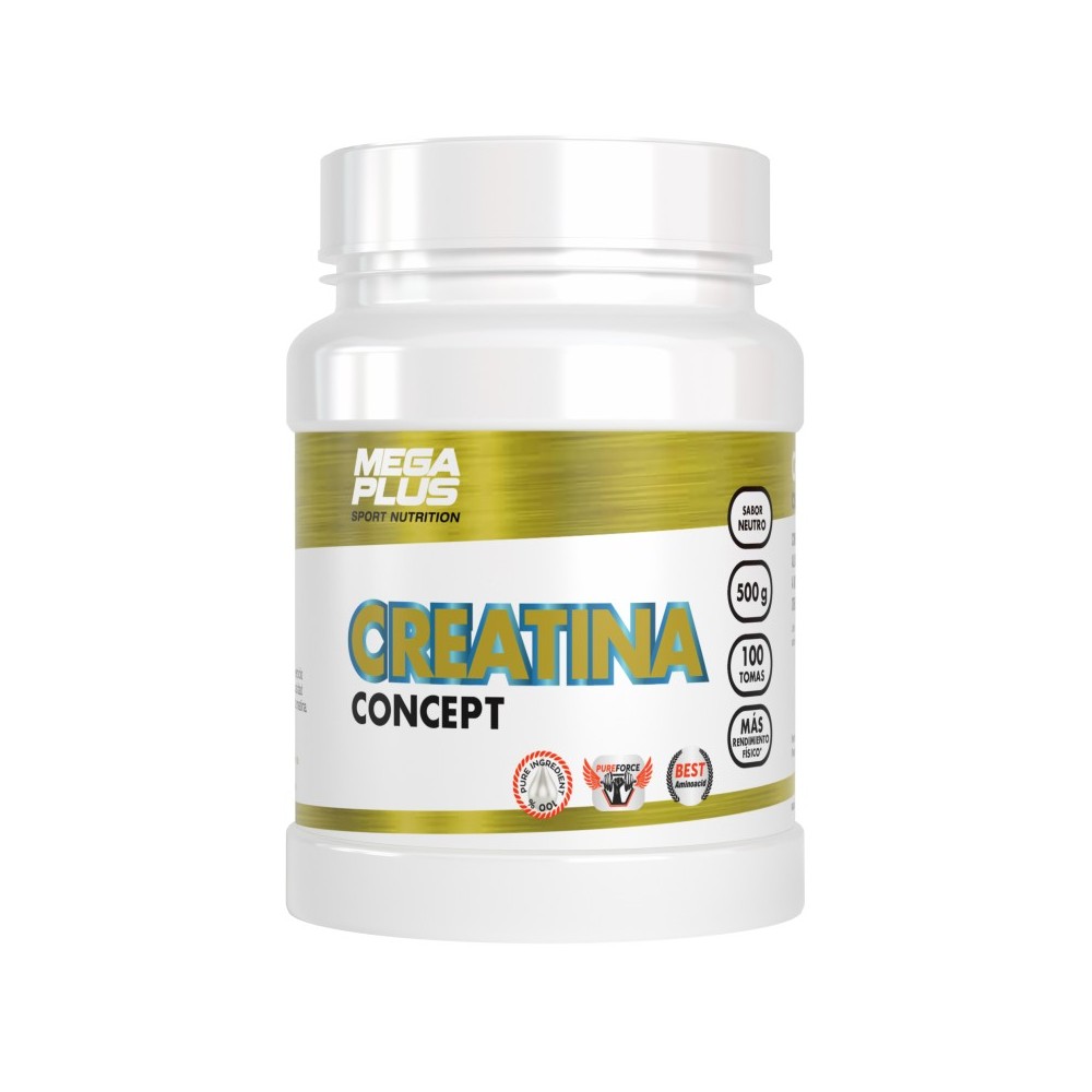MEGA PLUS SPORT NUTRITION CREATINA CONCEPT NEUTRO 500G