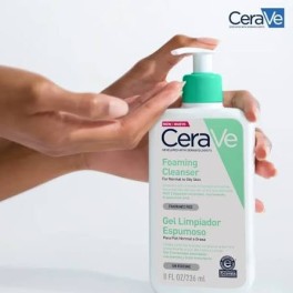 CERAVE GEL LIMPIADOR ESPUMOSO 236 ML