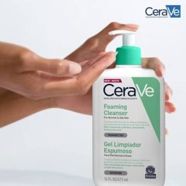 CERAVE GEL LIMPIADOR ESPUMOSO 1 ENVASE 473 ML