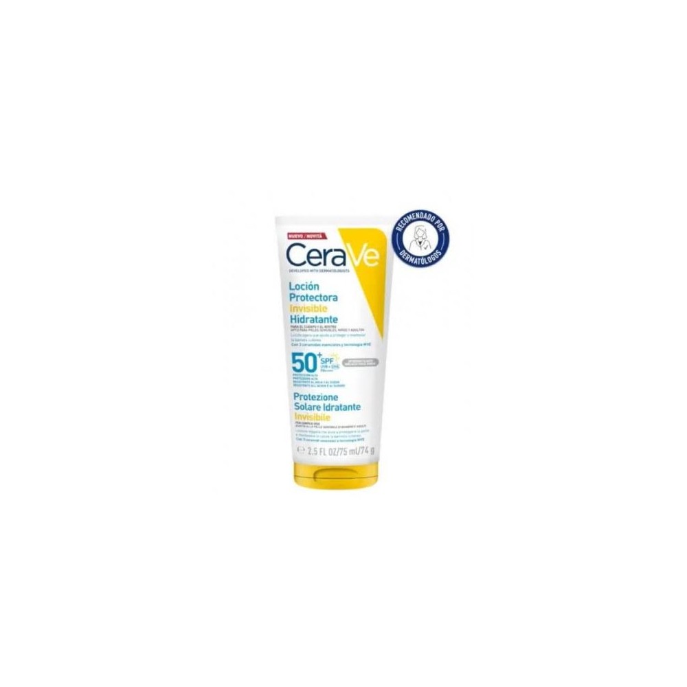 CERAVE LOCION PROTECTORA INVISIBLE HIDRATANTE 50+SPF