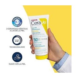 CERAVE LOCION PROTECTORA INVISIBLE HIDRATANTE 50+SPF