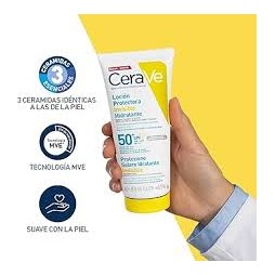 CERAVE LOCION PROTECTORA INVISIBLE HIDRATANTE 50+SPF