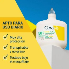 CERAVE FLUIDO PROTECTOR INVISIBLE OIL CONTROL 50+SPF