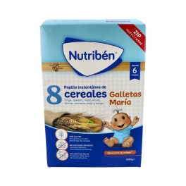 Nutribén 8 cereales y galletas María 600g