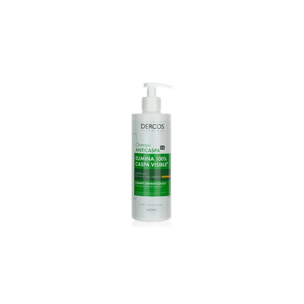 DERCOS CHAMPU ANTICASPA SECA 390ML