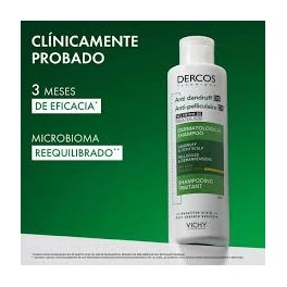 DERCOS CHAMPU ANTICASPA SECA 390ML