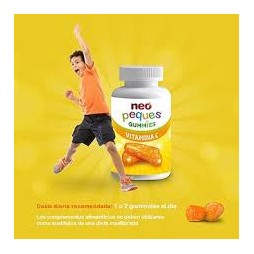 NEO PEQUES GUMMIES VITAMINA C 30 CARAMELOS MASTICABLES SABOR NARANJA
