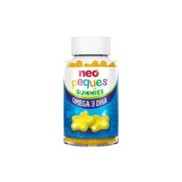 NEO PEQUES GUMMIES OMEGA-3 DHA 30 CARAMELOS MASTICABLES SABOR LIMON