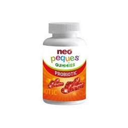 NEO PEQUES GUMMIES PROBIOTIC 30 CARAMELOS MASTICABLES SABOR FRESA