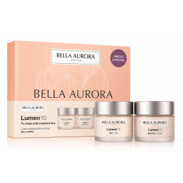 COFRE Bella Aurora Lumen 10 Antiedad y Antimanchas Día 50 ml + REGALO Lumen 10 Noche 50 ml