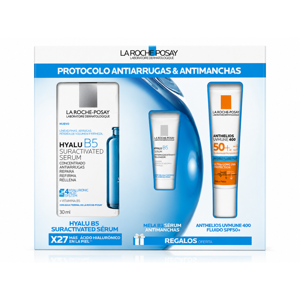 COFRE La Roche-Posay Hyalu B5 Sérum 30ml + REGALO MELAB3 SERUM + REGALO ANTHELIOS FLUIDO SPF50