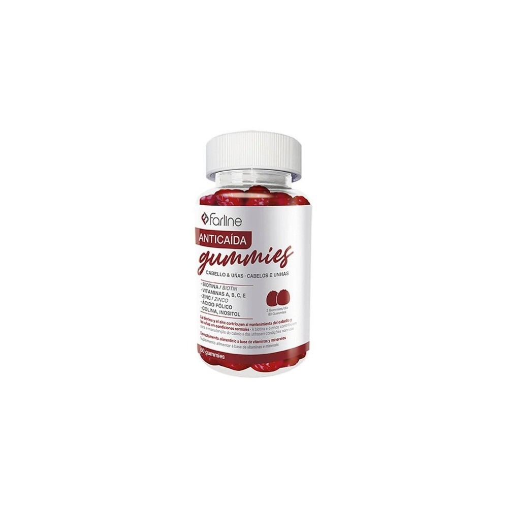 FARLINE ANTICAIDA GUMMIES CABELLO & UÑAS 60 GUMMIES