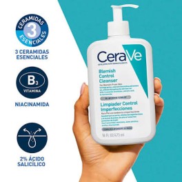 CERAVE LIMPIADOR CONTROL IMPERFECCIONES 1 ENVASE 473 ML