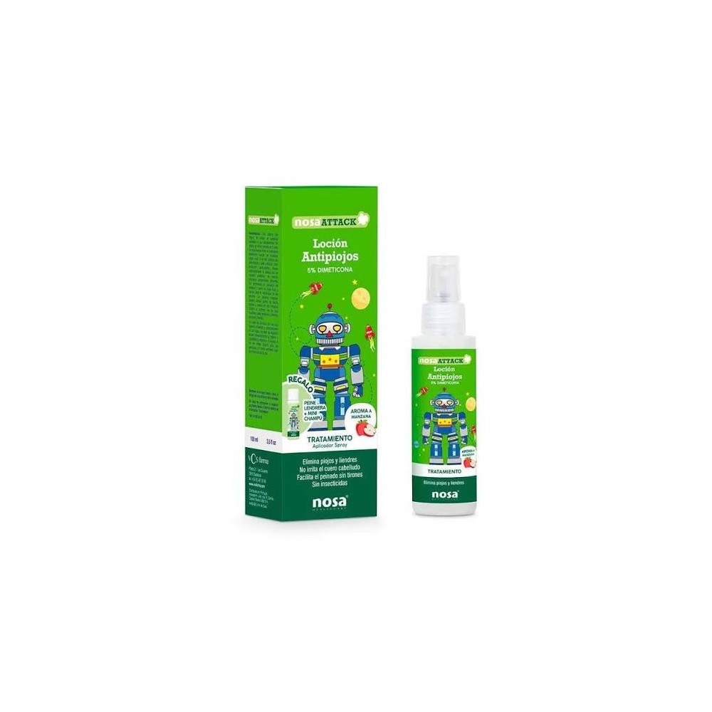 NOSA ATTACK LOCION 5% DIMETICONA ANTIPIOJOS 1 EN