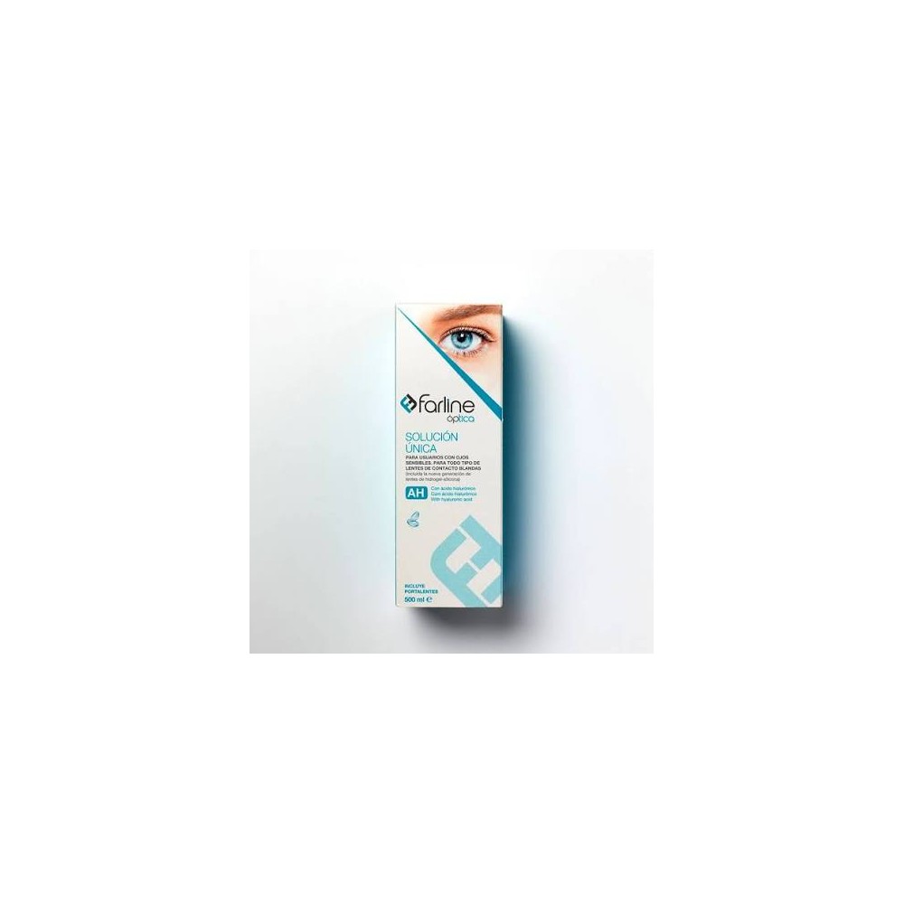 FARLINE OPTICA SOLUCION UNICA CON HIALURONICO 1 ENVASE 500 ML