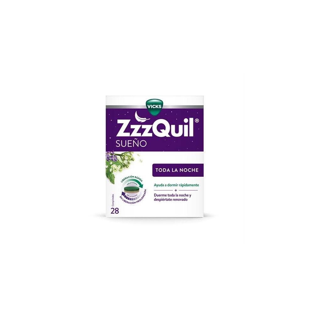 ZZZQUIL SUEÑO TODA LA NOCHE 28 COMPRIMIDOS