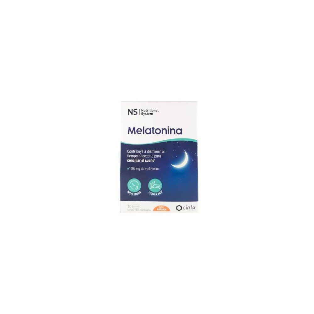 NS MELATONINA COMP MASTICABLES NARANJA 1.95 MG 3