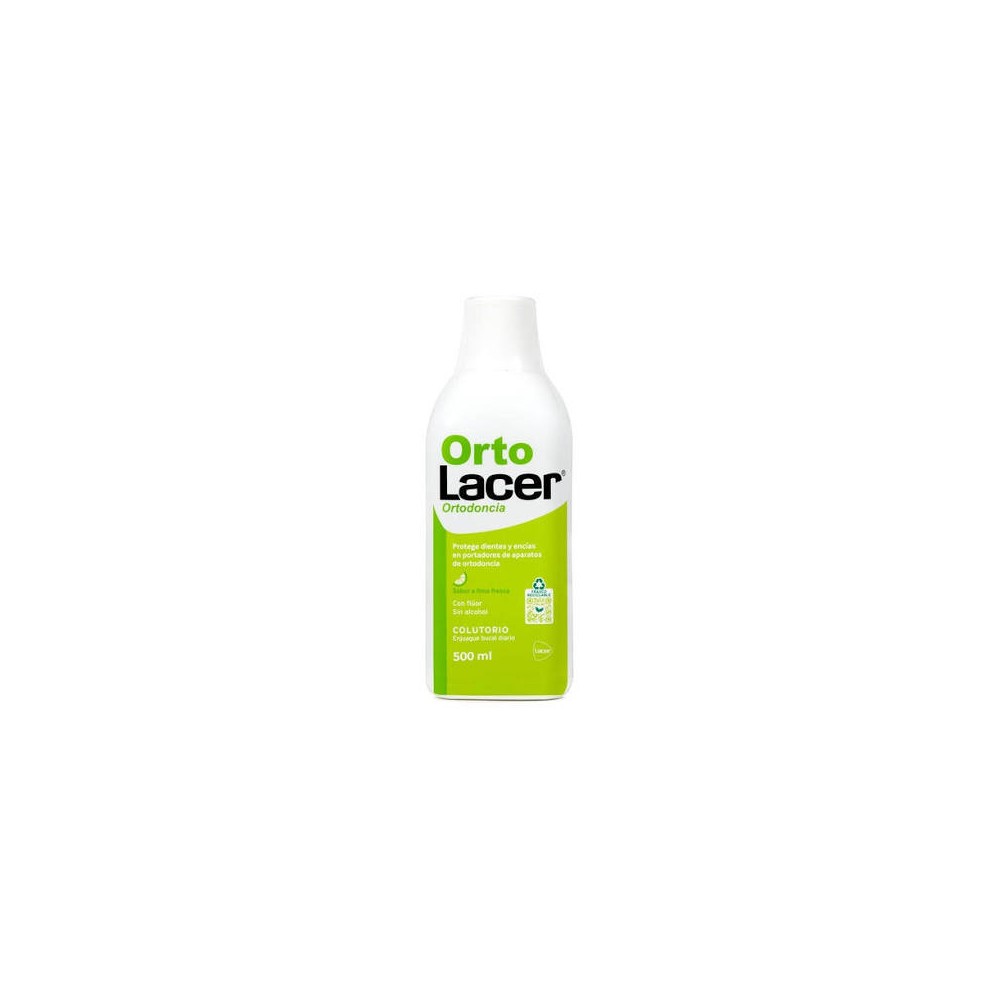 Lacer OrtoLacer Ortodoncia Colutorio Lima Fresca 500ml