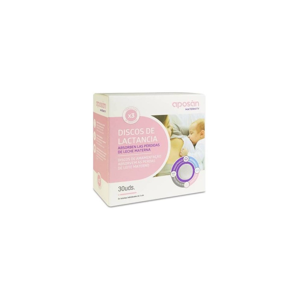 APOSAN MATERNITY DISCOS LACTANCIA 30 UNIDADES