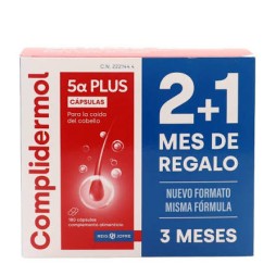 COMPLIDERMOL 5ALFA PLUS 180 CAPSULAS PACK 2 + 1