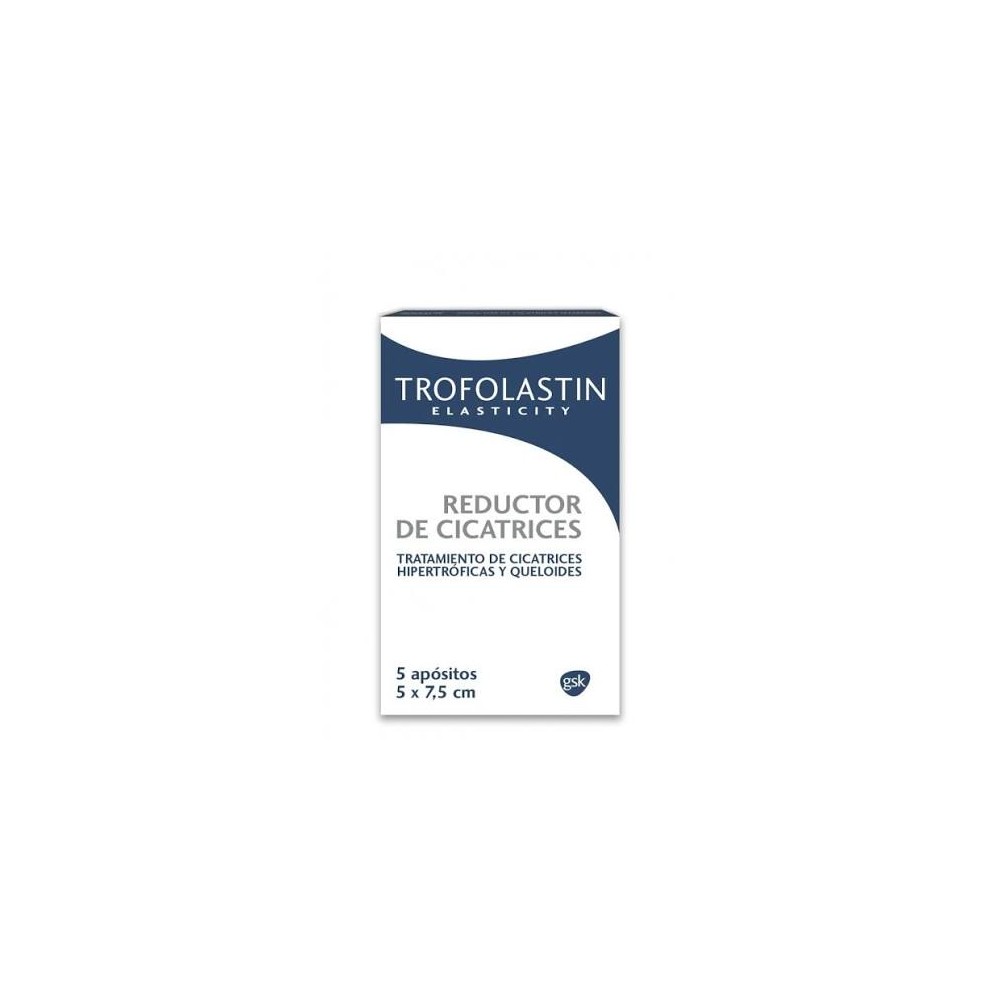 Trofolastín Reductor de Cicatrices 5x7,5cm 5uds
