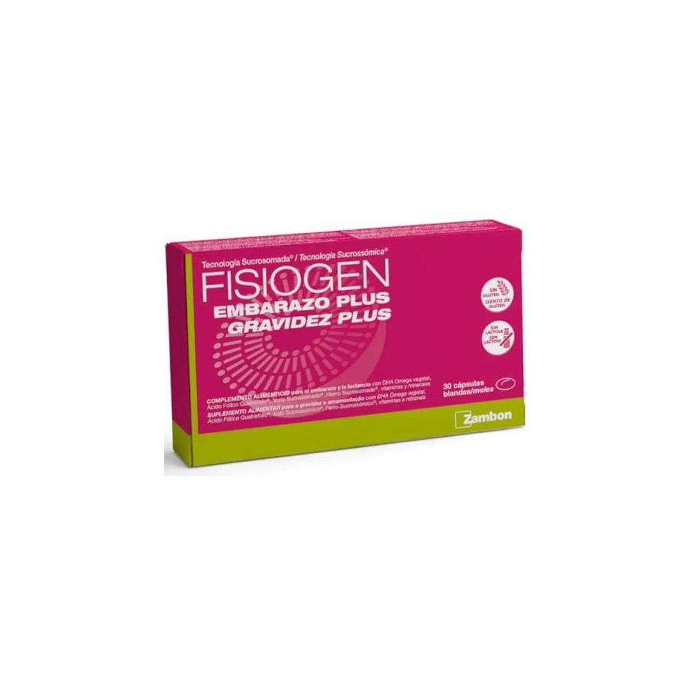 FISIOGEN EMBARAZO PLUS 30 CAPSULAS BLANDAS