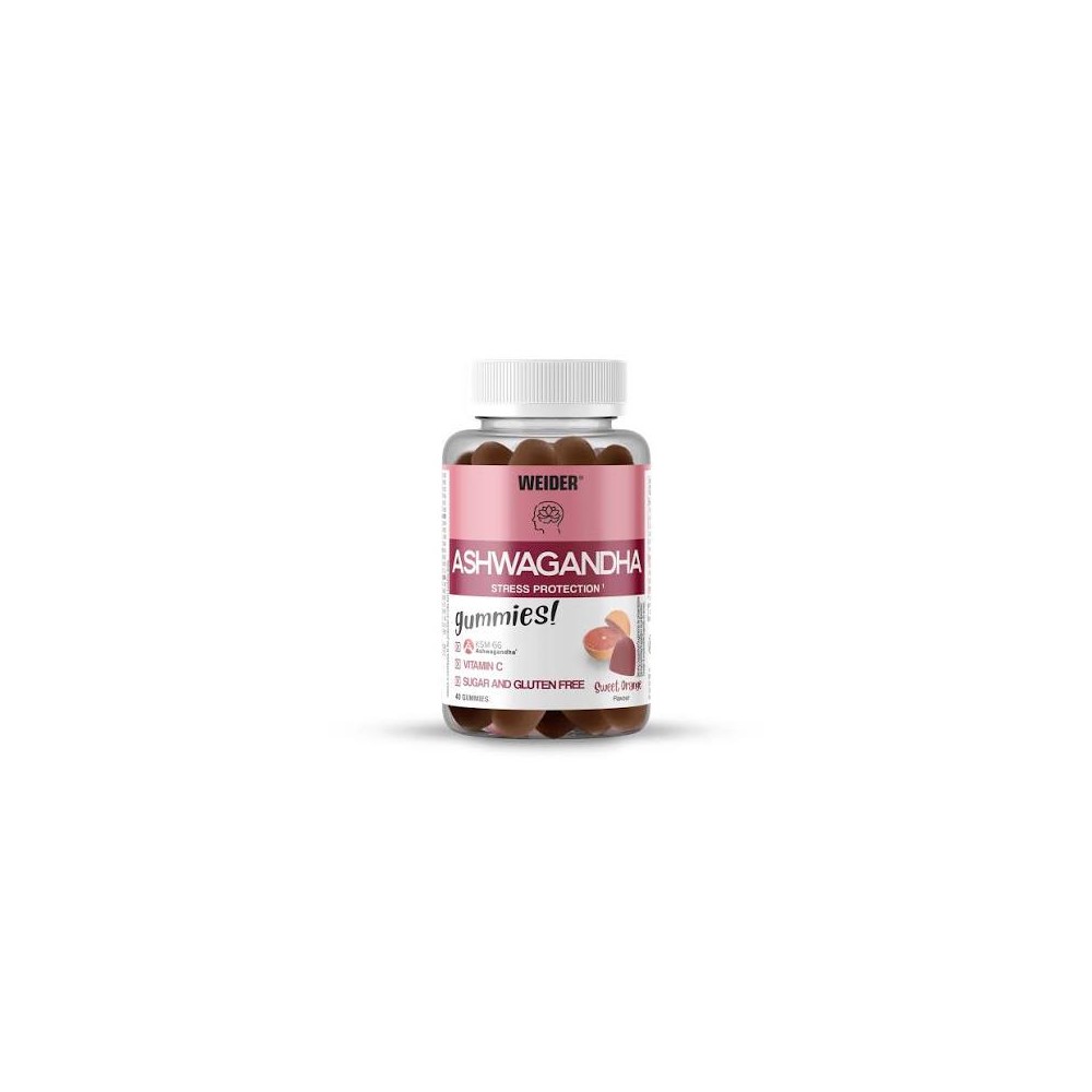 ASHWAGANDHA 40 GUMMIES NARANJA WEIDER
