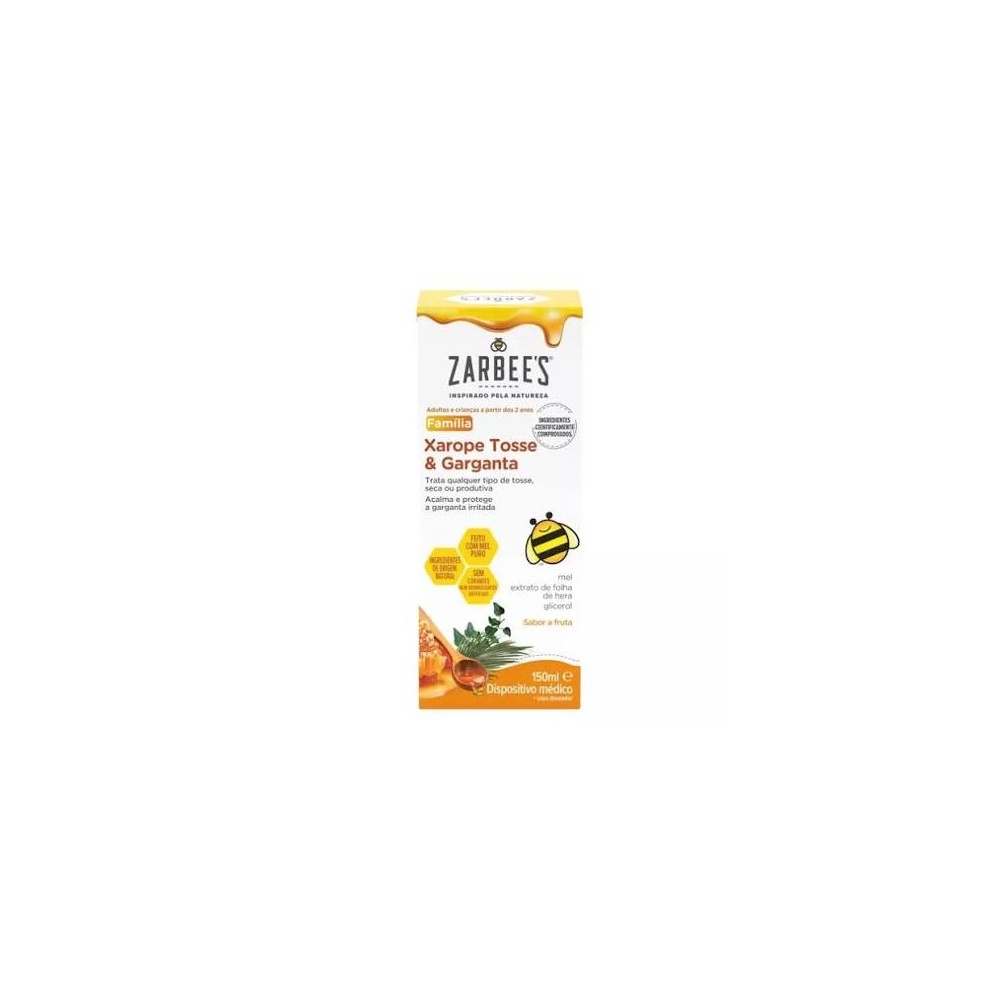 ZARBEES JARABE FAMILIA TOS Y GARGANTA 1 FRASCO 150 ML
