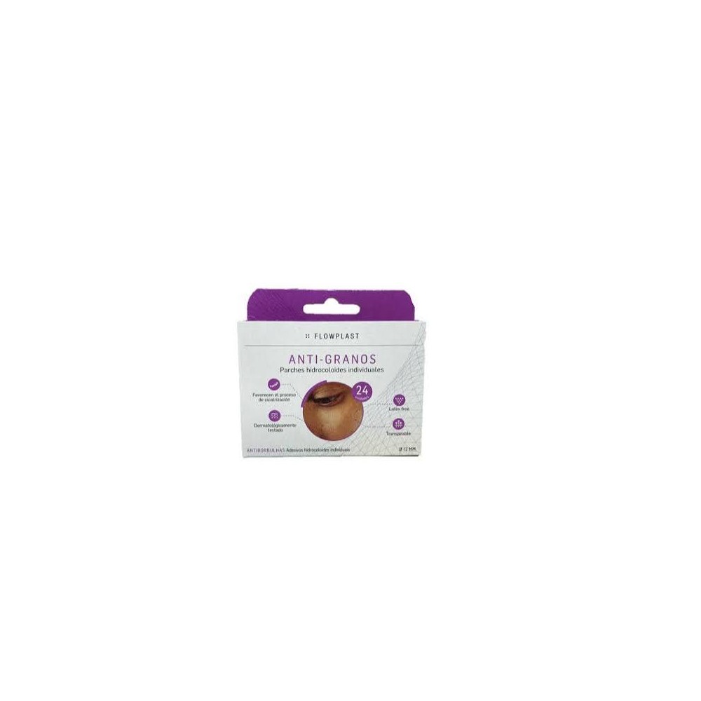 FLOWPLAST ANTI-GRANOS PARCHES HIDROCOLOIDES 24 UNIDADES