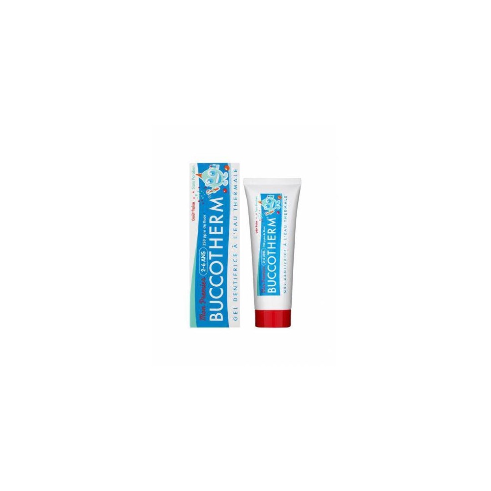BUCCOTHERM INFANTIL GEL DENTRIFICO 2-6 AÑOS 50 M