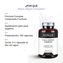 NUTRALIE BLACK MACA COMPLEX 120 CAPSULAS