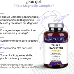 NUTRALIE TRIPLE MAGNESIO 120 CAPS
