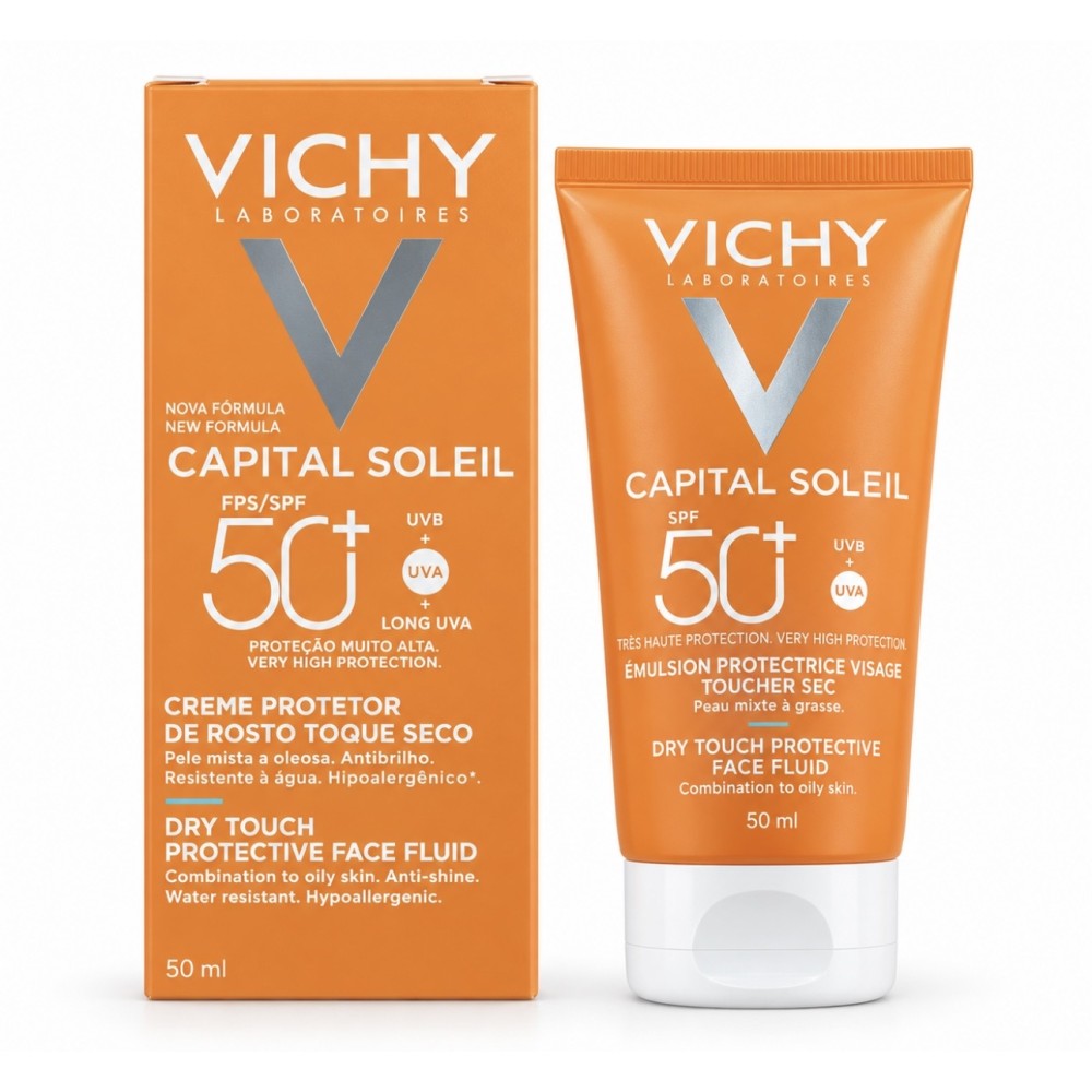 VICHY CAPITAL SOLEI TACTO SECO 50+ 50ML