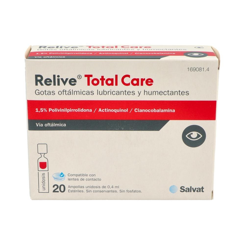 Relive Total Care gotas oftálmicas 20 monodosis