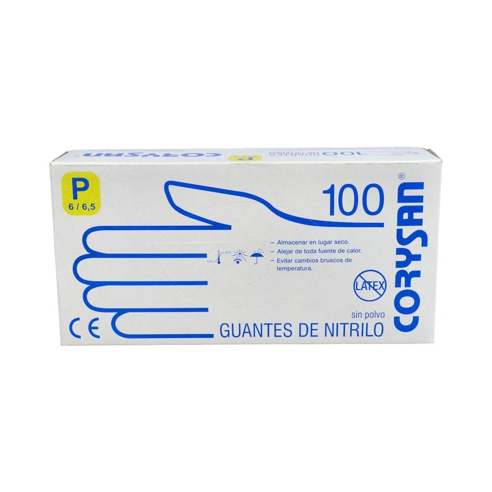 Corysan guantes de nitrilo T-P 100uds