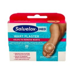 Salvelox Med Wart Plaster Verrugas Apósito Adhesivo 20uds
