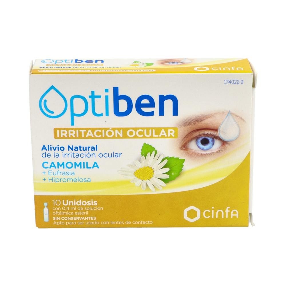 Optiben ojos irritados 10 monodosis