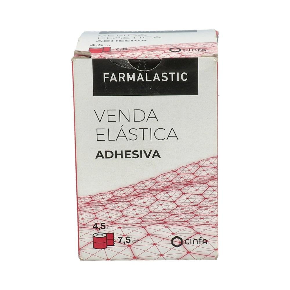 Farmalastic venda elástica adhesiva 7,5cmx4,5m 1ud