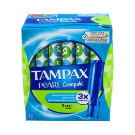 Tampax Compak Pearl Super 16uds