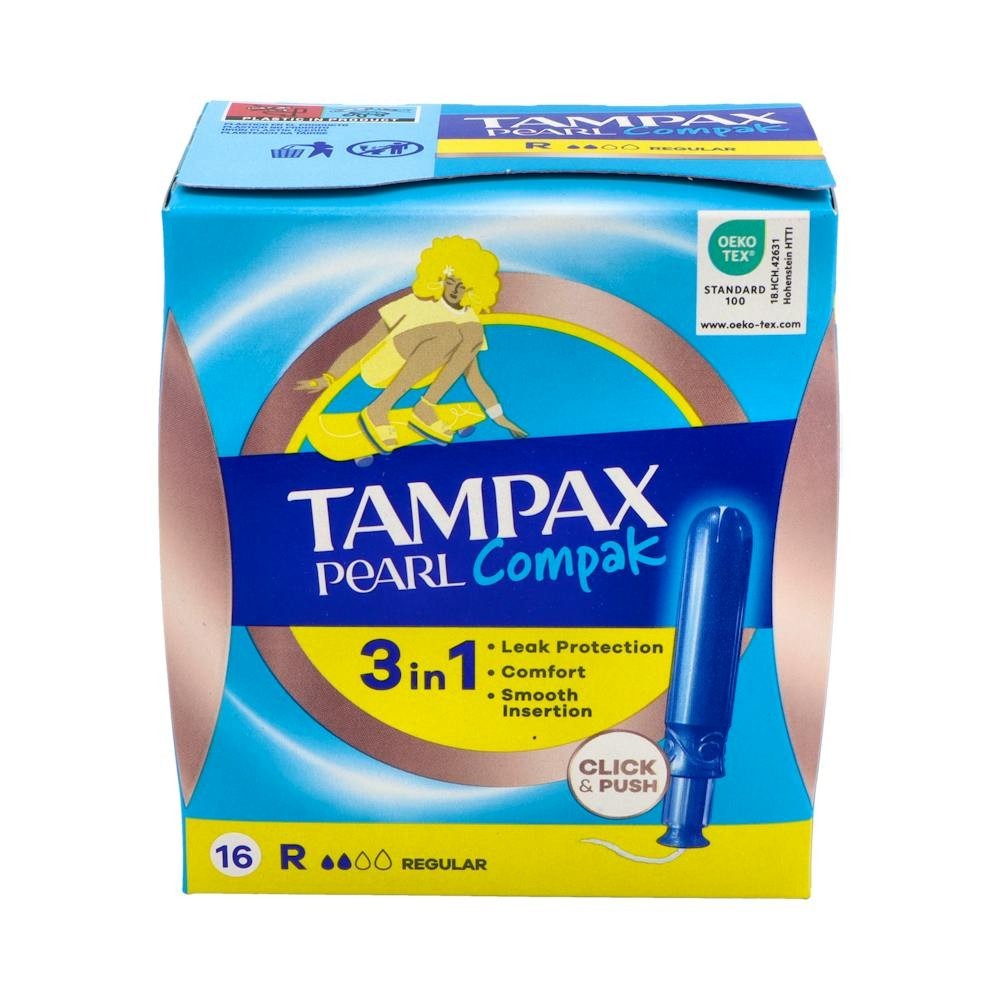 Tampax Compak Pearl Regular 16uds