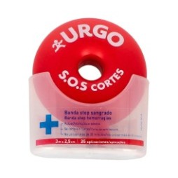Urgo SOS Cortes Banda 2.5cm x 3m