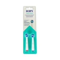Kin Cepillo Dental Eléctrico Recambio Limpieza Total 2 U