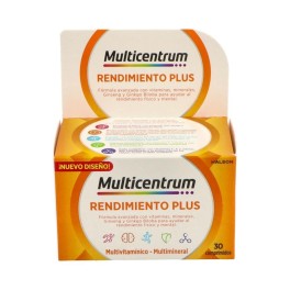 Multicentrum Rendimiento Plus Ginseng y Ginkgo 30comp