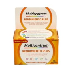 Multicentrum Rendimiento Plus Ginseng y Ginkgo 30comp
