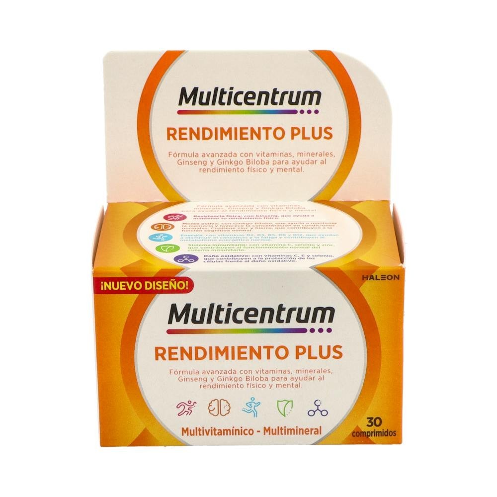 Multicentrum Rendimiento Plus Ginseng y Ginkgo 30comp